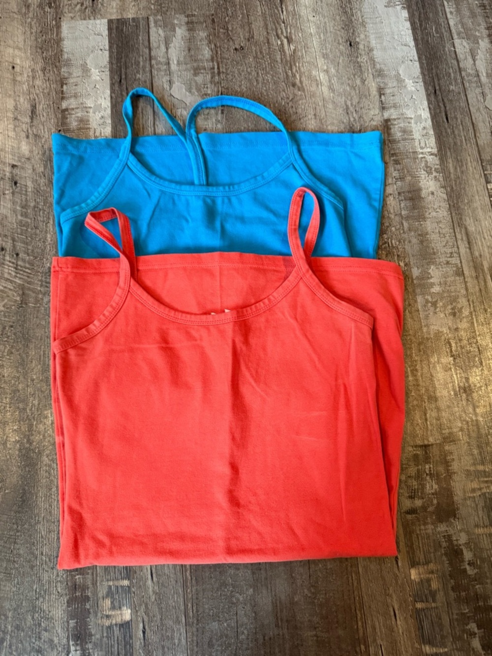 BKE Blue and Red Tank Tops